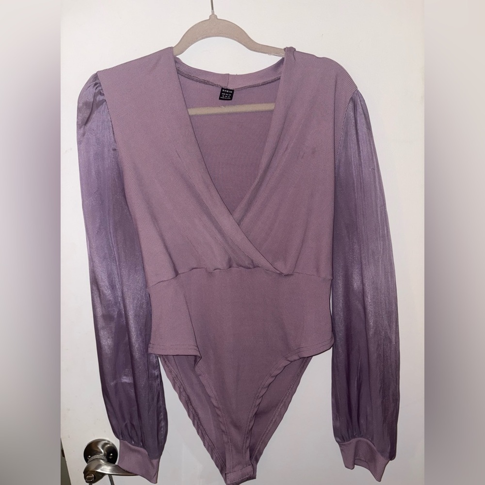 Lavender Long Sleeve Bodysuit